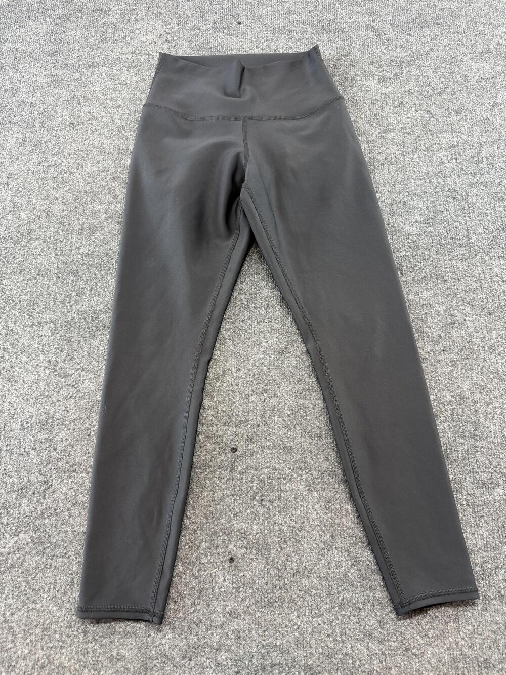 Alo Yoga Leggings Womens Small Gray High Waist Ankle Yoga Gym Pants Stretch